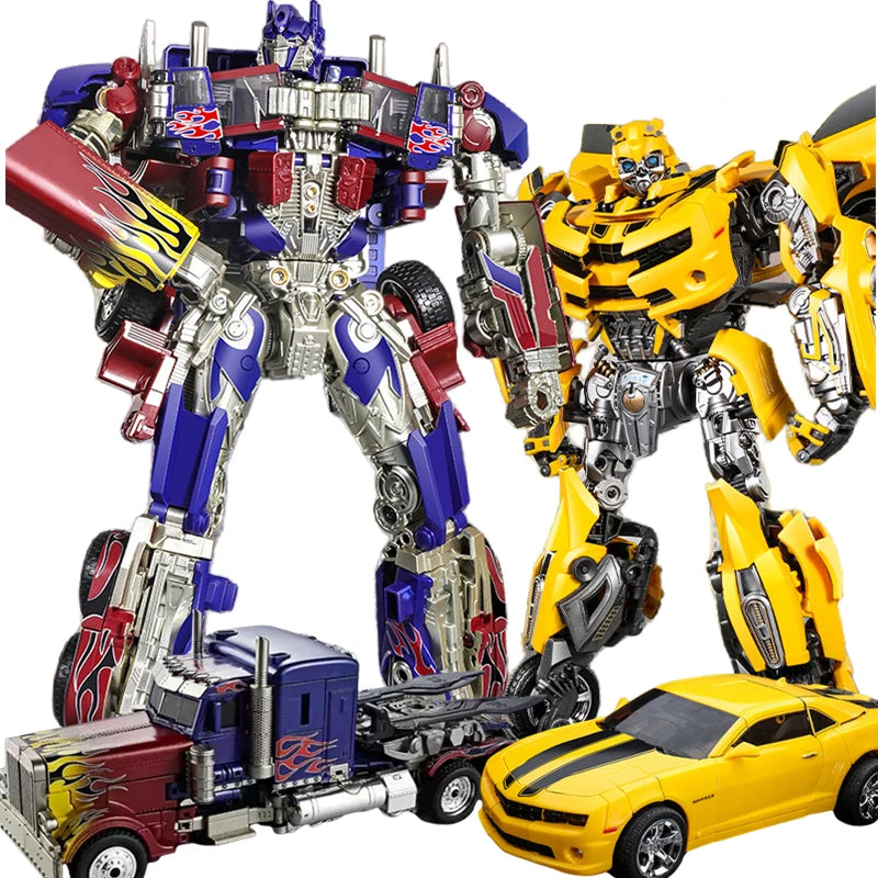 30CM Transforming Robot Toy – Optimus Prime, Bumblebee & Megatron Alloy Action Figures for Kids
