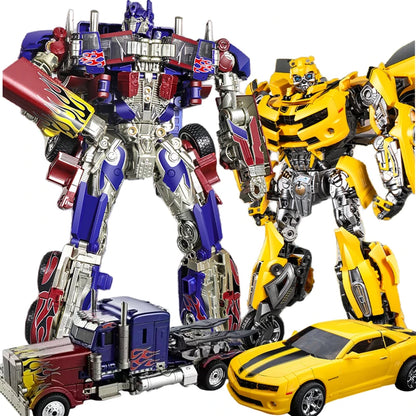 30CM Transforming Robot Toy – Optimus Prime, Bumblebee & Megatron Alloy Action Figures for Kids