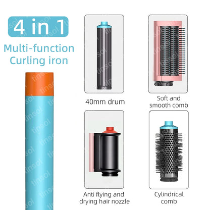6-in-1 High-Speed Hair Styler - 110,000 RPM Ionic Hair Dryer & Automatic Curling Set