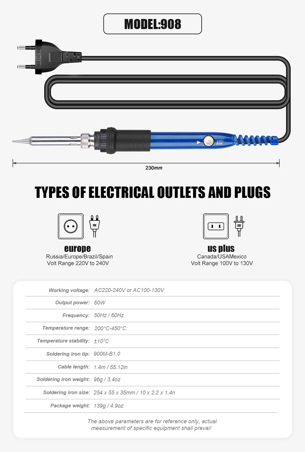 JCD 60W/80W Electric Soldering Iron – Adjustable Temperature with Digital Display for Welding & Repair