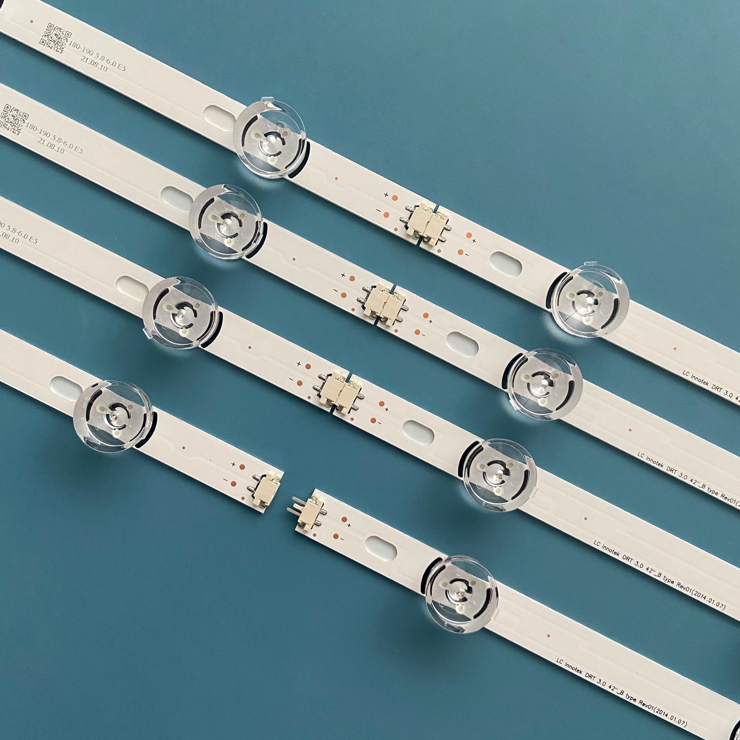 8PCS LED Backlight Strip Bars - Replacement TV Backlight Kit for LG 42 Inch LC420DUE LC420DUH Series Screens