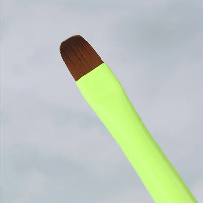 Green Nail Art Brush - Gel Polish, Acrylic, UV Extension & Nail Painting Detail Brush