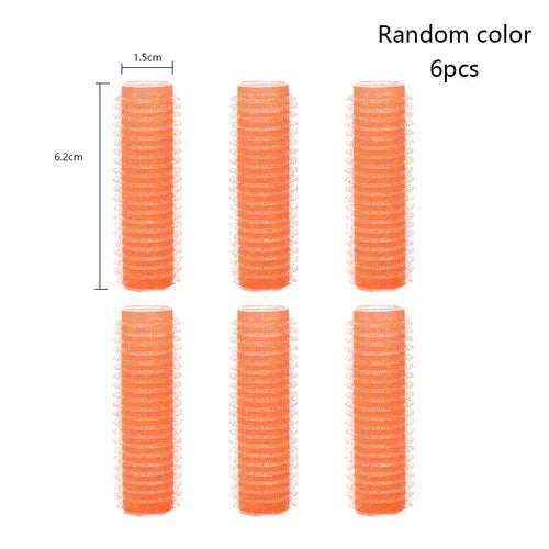 Jumbo Self-Grip Hair Rollers – Heatless Curlers for Salon & Home, Sticky Hair Styling Tools