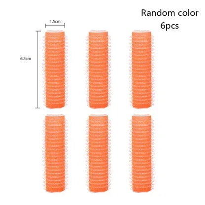 Jumbo Self-Grip Hair Rollers – Heatless Curlers for Salon & Home, Sticky Hair Styling Tools