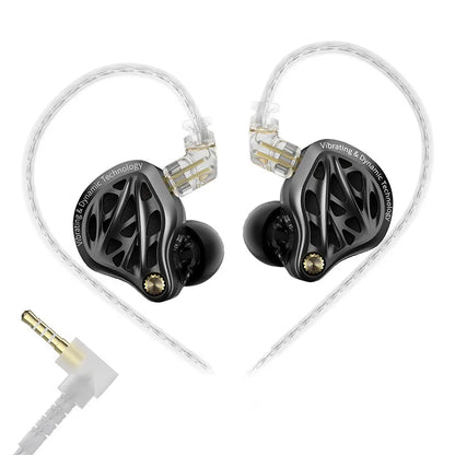 KZ Vibe X Bass Earbuds - HiFi Low-Frequency Vibration Stereo In-Ear Earphones for Music & Gaming
