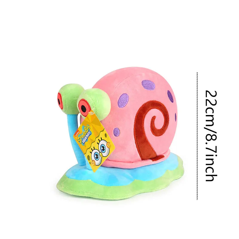 Anime Spongebob SquarePants Plush Toys – Patrick, Squidward, Mr. Krabs & Gary Stuffed Cartoon Toys, Birthday Gift for Kids