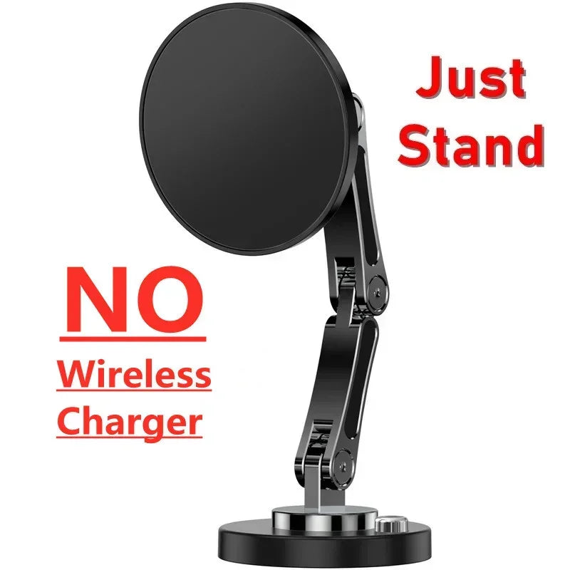 Magnetic Wireless Car Charger Stand – Fast Charging Mount & Phone Holder for MagSafe iPhone 15/14/13/12 Series