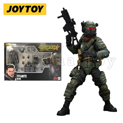 JOYTOY 1/18 Dark Source Stellar Scar Assault Team Action Figure – Anime Military Model Collectible