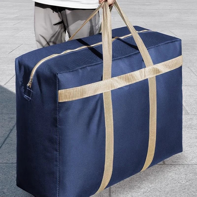Extra Large Waterproof Moving Bag - Foldable Travel Luggage & Home Storage Packing Bag