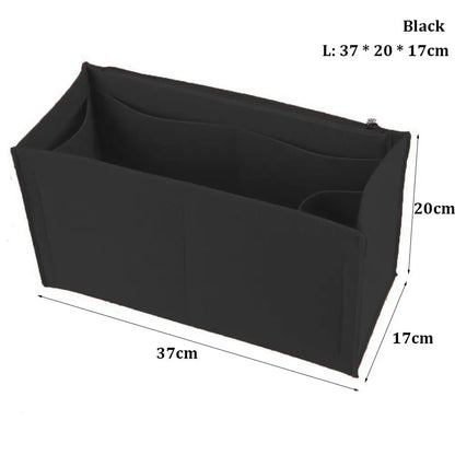 Felt Insert Liner Pouch — Handbag & Tote Bag Organizer for LV Onthego, Internal Purse Storage Accessory