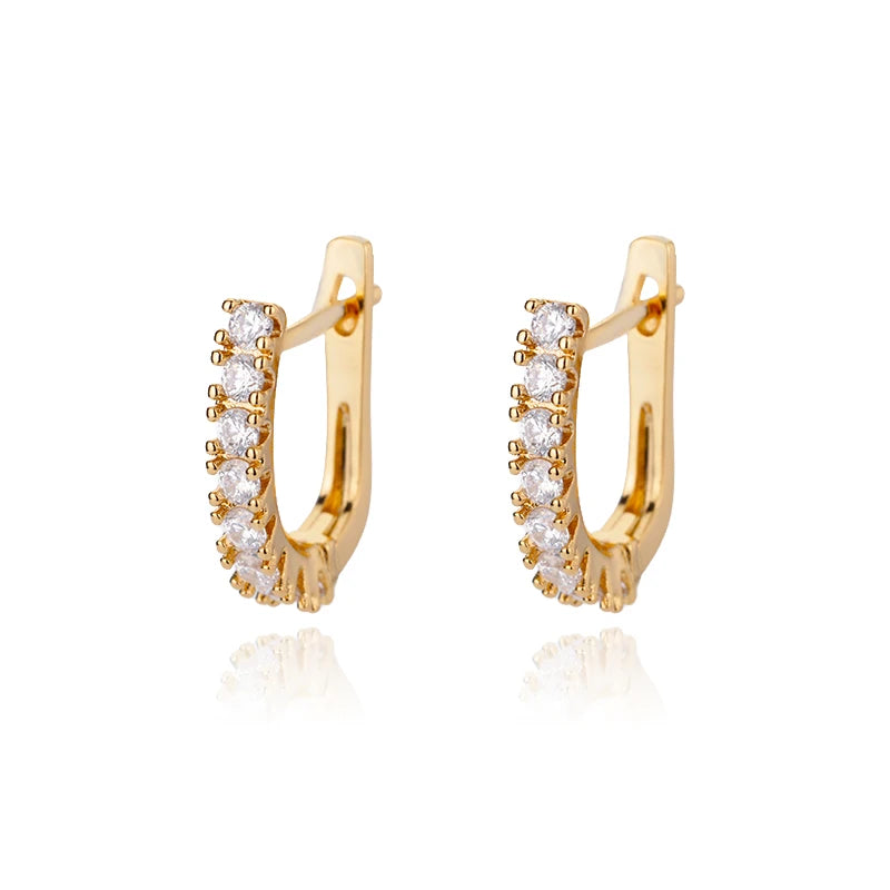 2024 Stainless Steel Square Earrings – Trendy Fashion Jewelry for Women & Girls