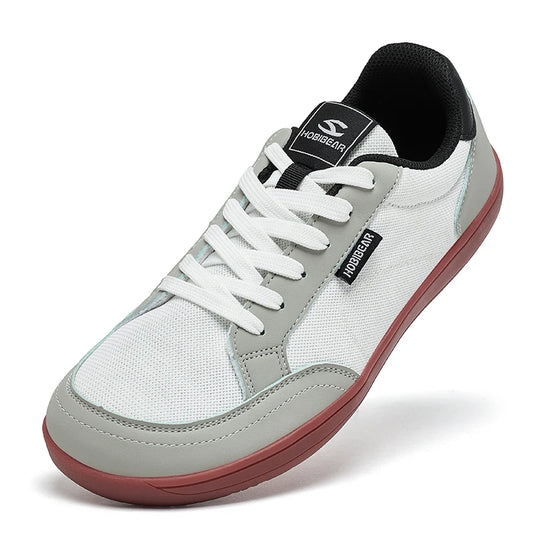 HOBIBEAR Barefoot Minimalist Shoes – Wide Toe Lace-Up Zero Drop Lightweight Sneakers for Men & Women