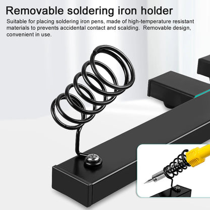 Adjustable Circuit Board Repair Fixture - 360° Rotating Motherboard Holder for PCB Welding Soldering Disassembly Maintenance