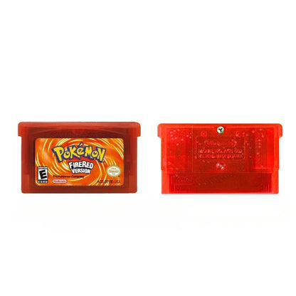 Pokemon GBA Game Cartridge Series — Emerald, Ruby, FireRed, LeafGreen, Sapphire (No Manual)