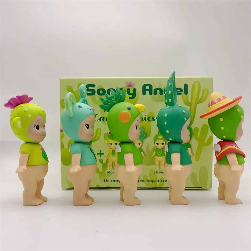 Sonny Angel Mini Figure Cactus Series — Mystery Blind Box Toy Doll, Lucky Mascot, Handmade Christmas Gift