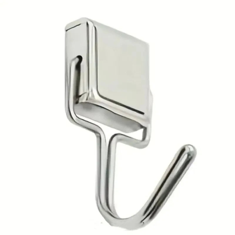 50PCS Strong Magnetic Hooks — Multi-Purpose Home, Kitchen & Bathroom Storage Hangers