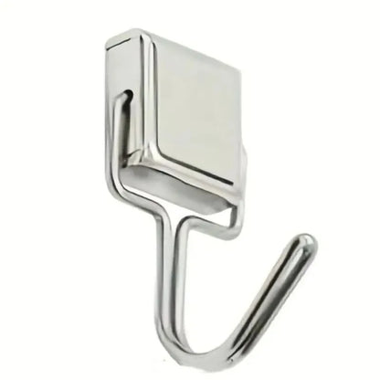 50PCS Strong Magnetic Hooks — Multi-Purpose Home, Kitchen & Bathroom Storage Hangers