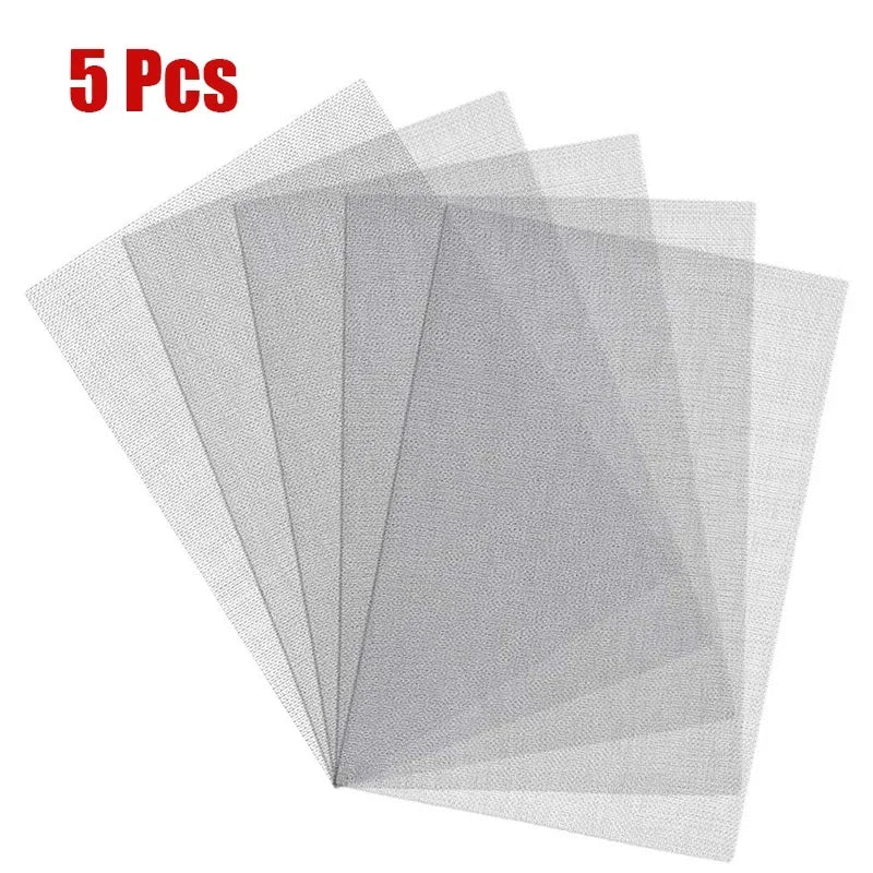 Stainless Steel Car Bumper Repair Mesh - Plastic Crack Welding Net for Body Vents and Auto Repair Tools 1-5PCS
