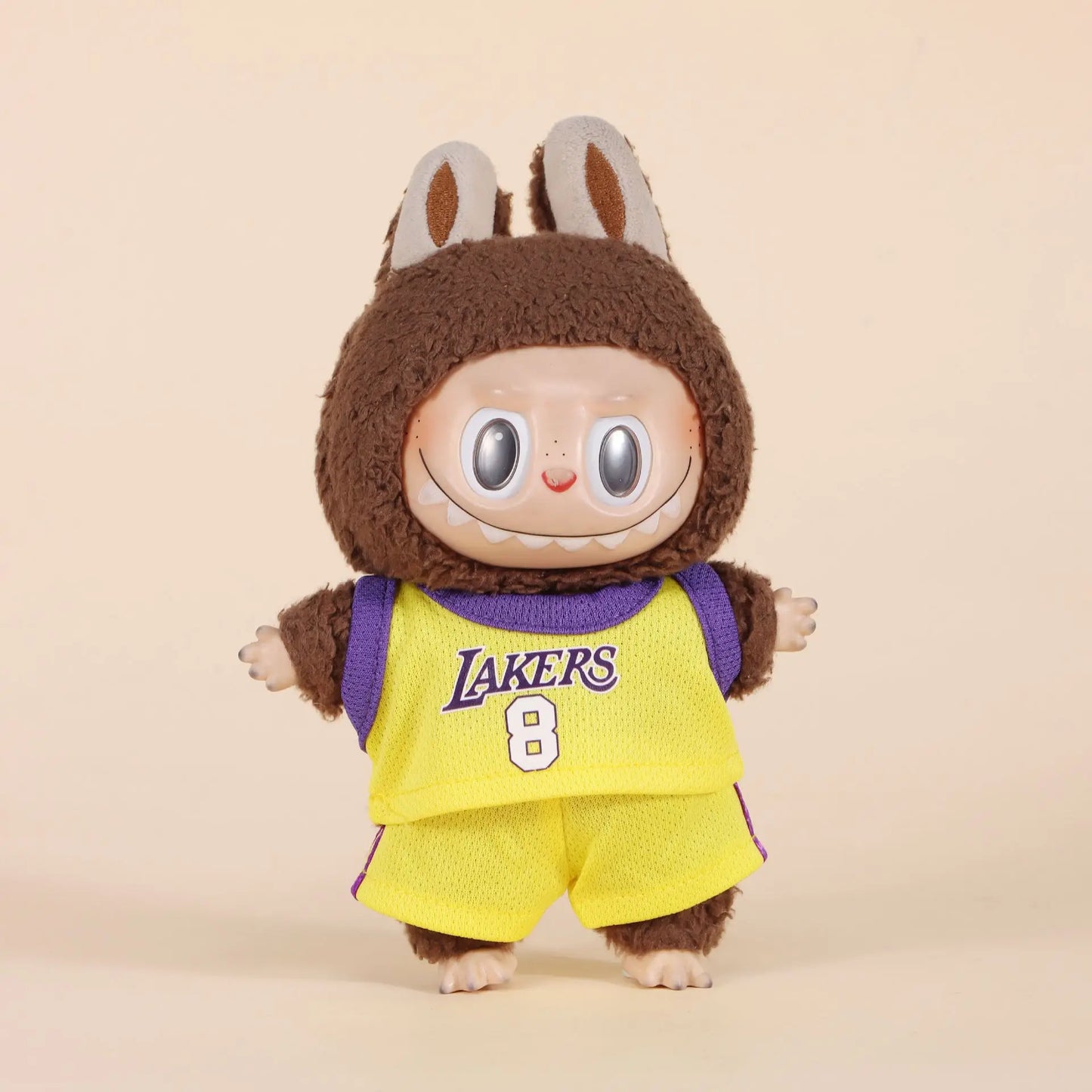 17cm Labubu Doll Clothes – First & Second Generation Basketball Outfit for Handmade Doll Gift