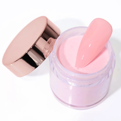 12-Color Nude Pink 3-in-1 Professional Acrylic Powder Set - 12 Jars for Dip & Acrylic Nail Extensions, Structure & Dust, 10g Each