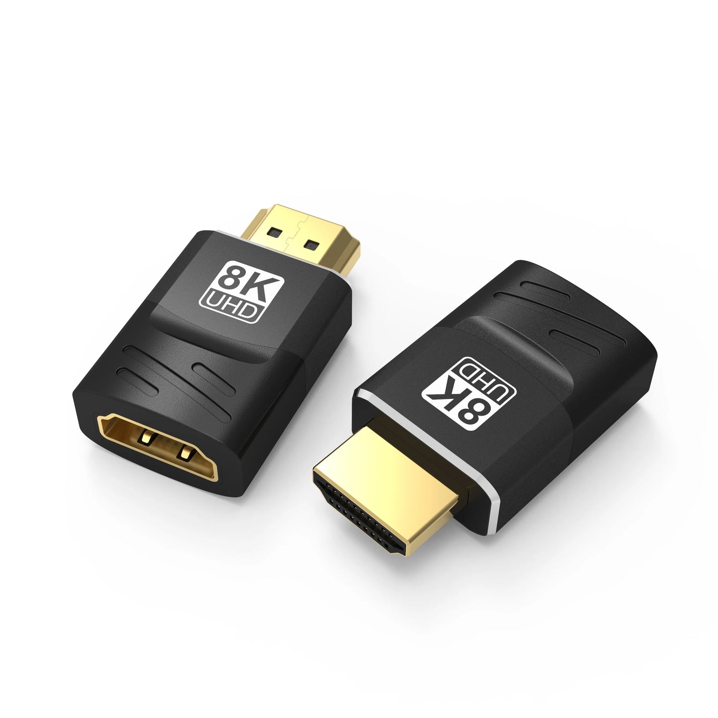 HDMI-Compatible Adapter – Mini/Micro HDMI to HDMI, 8K 60Hz, 4K 120Hz/144Hz Male to Female Converter for HDTV, Laptop, PS5