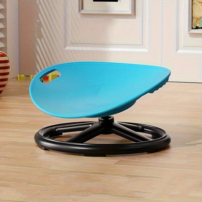 Ergonomic Swivel Sensory Chair - Eggshell Design with Anti-Slip Base & Durable Plastic