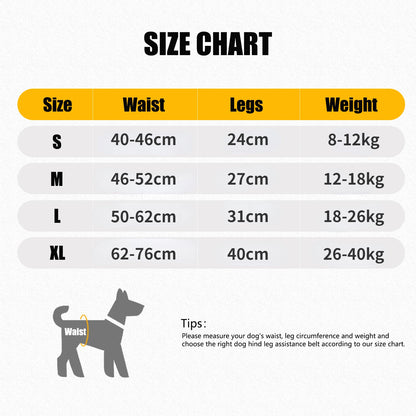 Dog Lift Harness for Large Dogs - Soft Padded Adjustable Back Leg Sling for Senior Pets and Joint Injuries