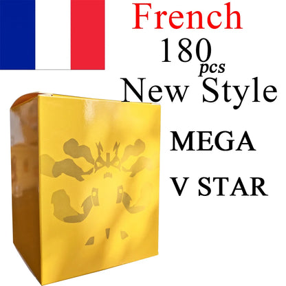 French VMAX V EX GX MEGA Trading Cards - Collectible Battle Trainer Cards and Christmas Gift Set