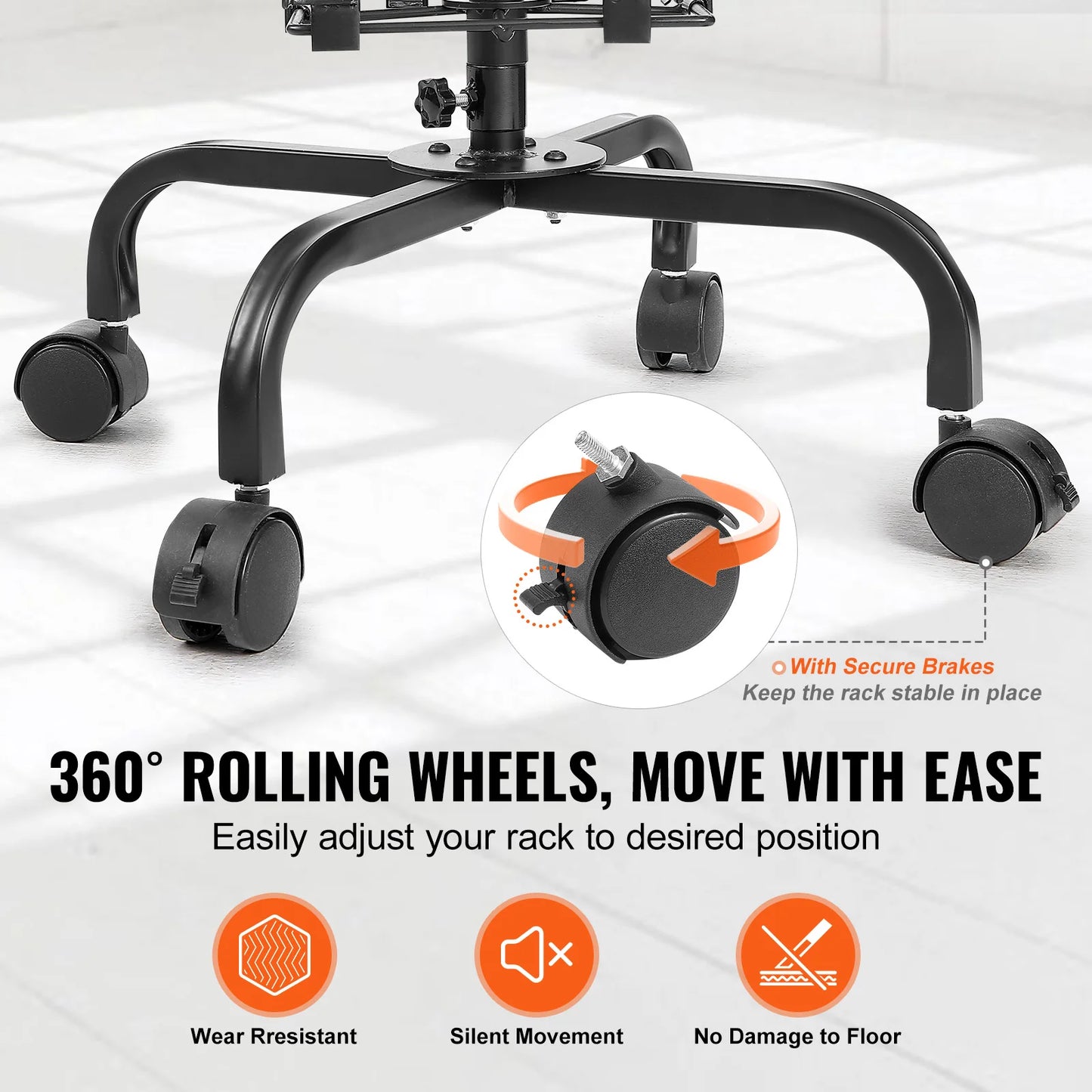 SucceBuy 32-Pocket Rotating Greeting Card & Brochure Display Rack – 360° Postcard Stand for Office, Shop & Exhibitions