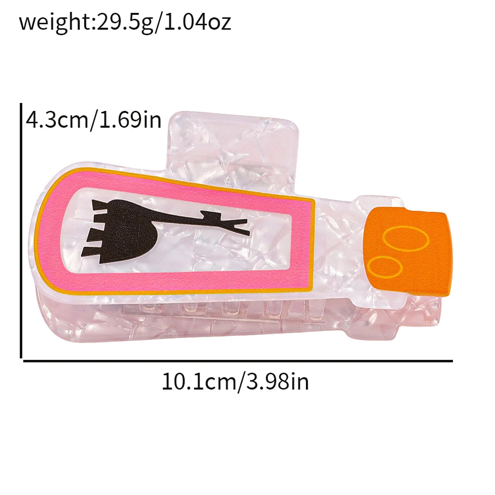 Disney Mini Medicine Bottle Hair Clip - Cute Hair Accessory, Practical Styling Grip & Cosplay Headwear