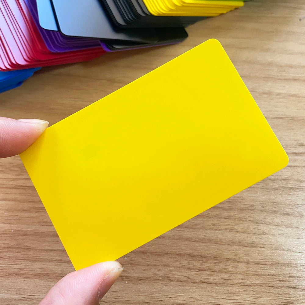 5PCS 13.56MHz NTAG215 NFC Cards – Colorful Blank PVC Smart Tap Business & Social Media Cards