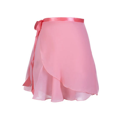 Adult Chiffon Ballet Tutu Skirt - Wrap Dance Skirt for Women & Girls Gymnastics Training
