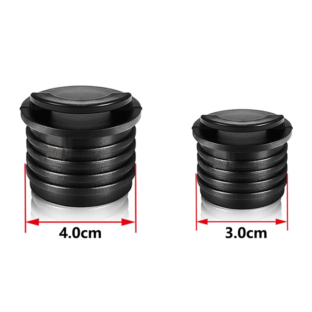 4-Pack Kayak Drain Plugs – 3.5 cm/1.20 inches for Canoe, Boat, and Bung Drain Holes, Practical Replacement Parts