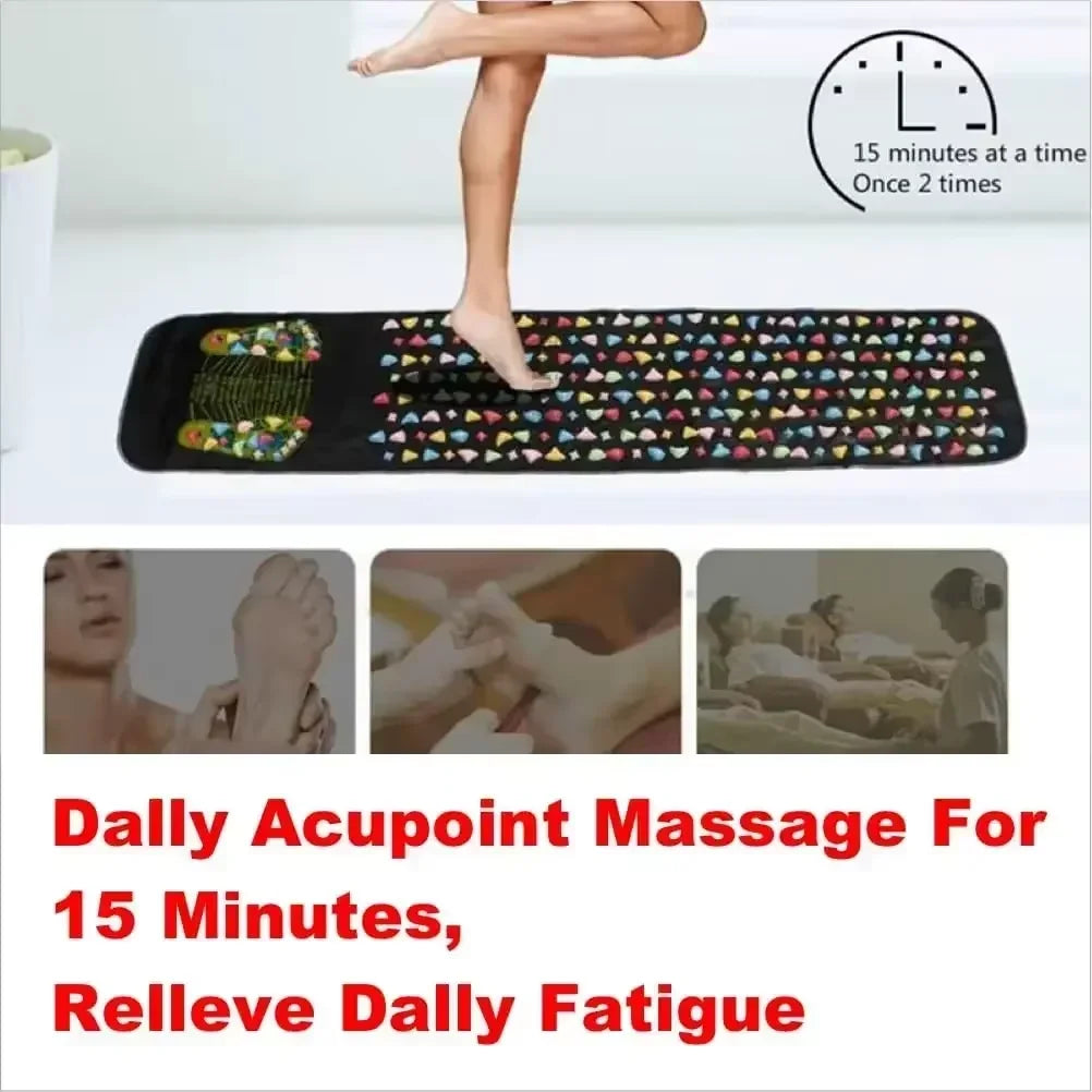 Finger Pressure Board Foot Massage Pad – Acupoint Mat for Nerve Relief & Muscle Relaxation