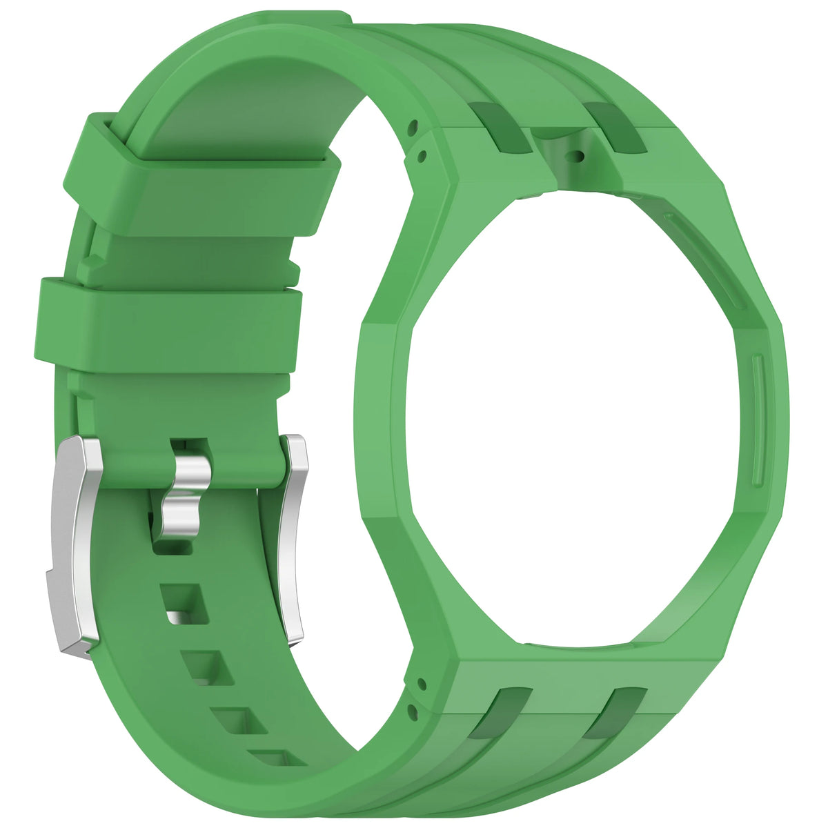 2-in-1 Swatch x AP Royal Pop Watch Conversion Kit - PC Case and Silicone Strap for Pocket-to-Wristwatch Modification