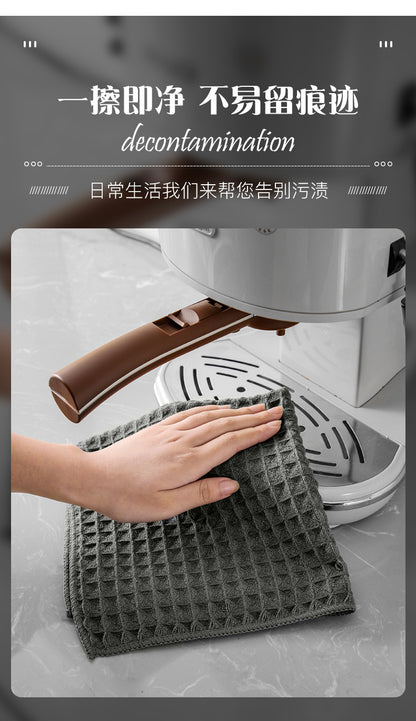 Super Absorbent Barista Towel – Lint-Free Square Coffee Machine Cleaning Cloth