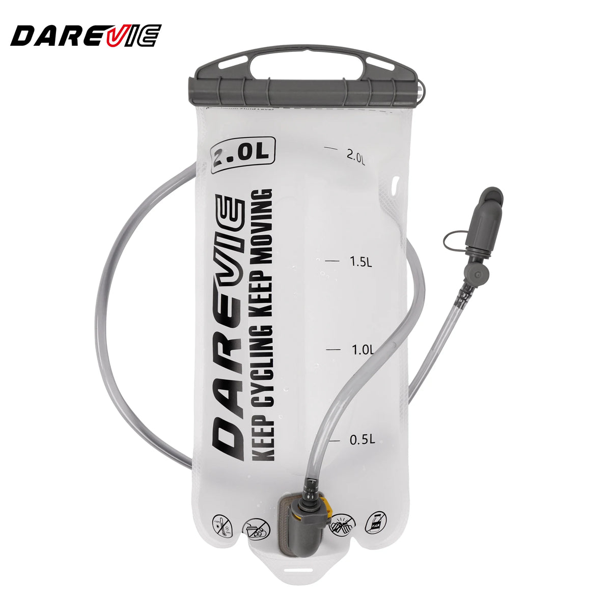 DAREVIE Cycling Set - Gravel Skinsuit with 6 Pockets, 2L+ Capacity & Seamless Anti-Slip Leg Grippers