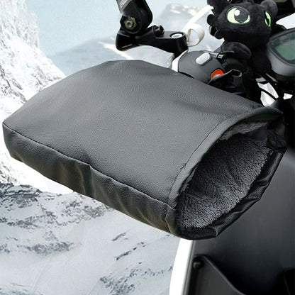 Motorcycle Handlebar Muffs - Waterproof Winter Mitts & Warmer Gloves for Bikes, Hand Covers & Warmers
