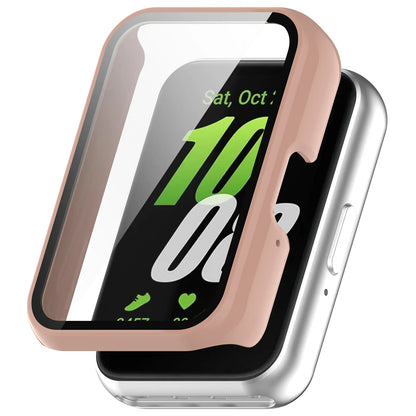 Glass+Case for SGlass+Case for Samsung Galaxy Fit 3 – Tempered Glass Screen Protector & Hard PC Bumper Cover Accessory Setamsung Galaxy Fit 3 Tempered Glass Screen Protector & Hard PC Protective Bumper for Galaxy Fit3 Accessories