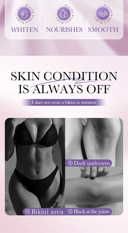 Whitening Cream for Private Parts – Underarm, Inner Thigh & Knee Brightening Serum