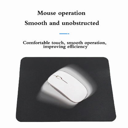 PU Leather Mouse Pad – Non-Slip Waterproof Gaming & Office Desk Mat, Anti-Scratch Easy Clean Surface for PC & Laptop Desktop Use