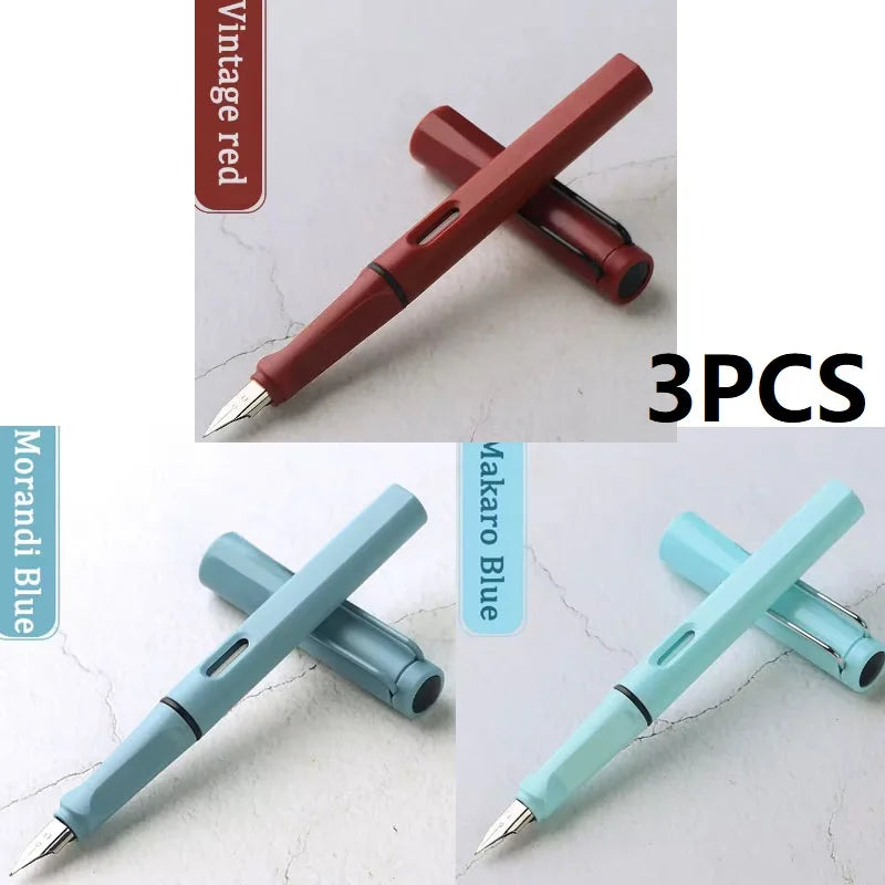 Luxury Calligraphy Fountain Pen - Premium Ink Cartridge Writing Tool for Office, School & Creative Lettering