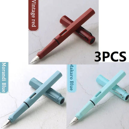 Luxury Calligraphy Fountain Pen - Premium Ink Cartridge Writing Tool for Office, School & Creative Lettering