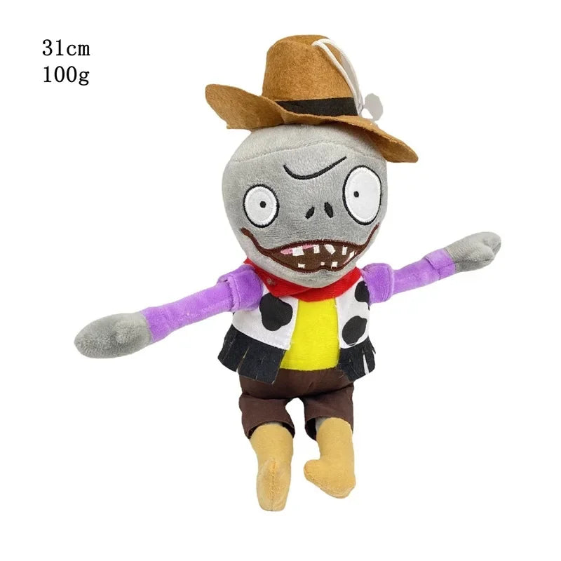 30cm Plants vs. Zombies Plush Toys - Soft Gargantuar, Zombie, and Pirate Zombie Stuffed Dolls for Kids and Fans