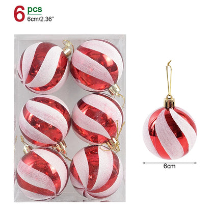 Christmas Ball Ornaments – Hanging Tree Pendants for Xmas, Home Decor, 2026 New Year & Holiday Gifts