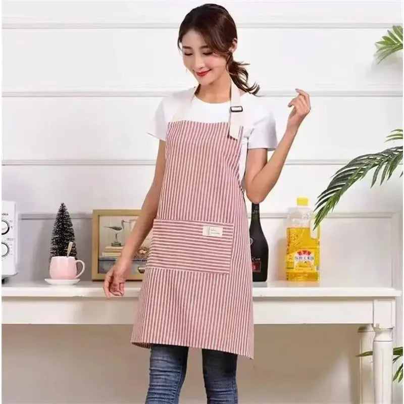 Kitchen Cooking & Baking Apron - Durable, Easy-Clean Protective Apron for Home Kitchens and Catering Services