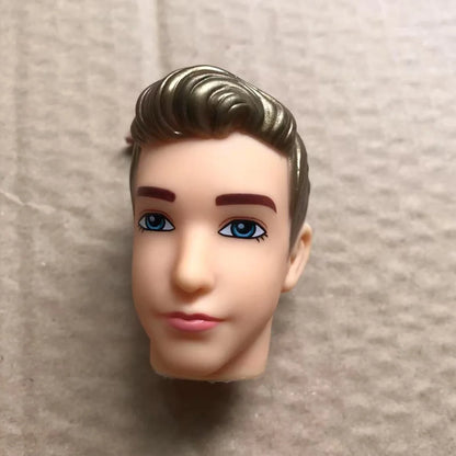 1/6 Male Doll Heads – DIY Ken Doll Parts for Beige Skin Dolls Accessories