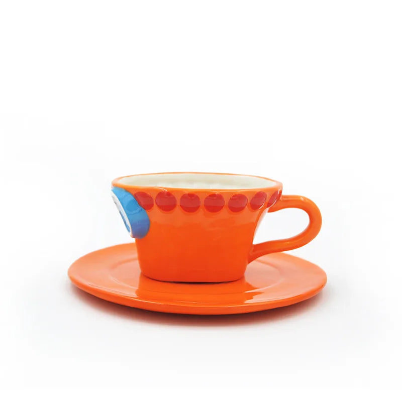 One Piece Anime Ceramic Mug — Chopper, D. Law & Three Brothers Hat Coffee Cup Christmas Gift