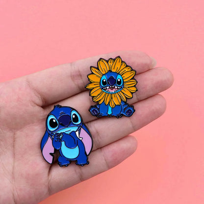 Mermaid Enamel Pins – Kawaii Fox Cartoon Brooches for Clothes, Backpacks & Gifts