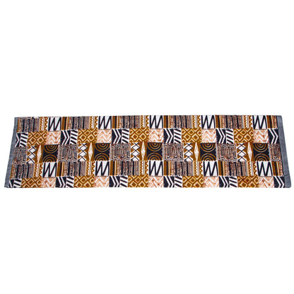 African Wax Kente Print Fabric - 3/6 Yard 100% Polyester Party Dress Material